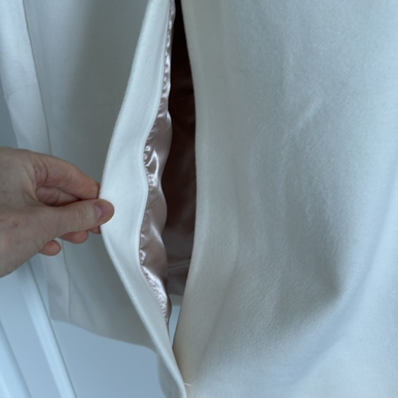 J. Crew Double Breasted Off White Coat 2 - Picture 7 of 7